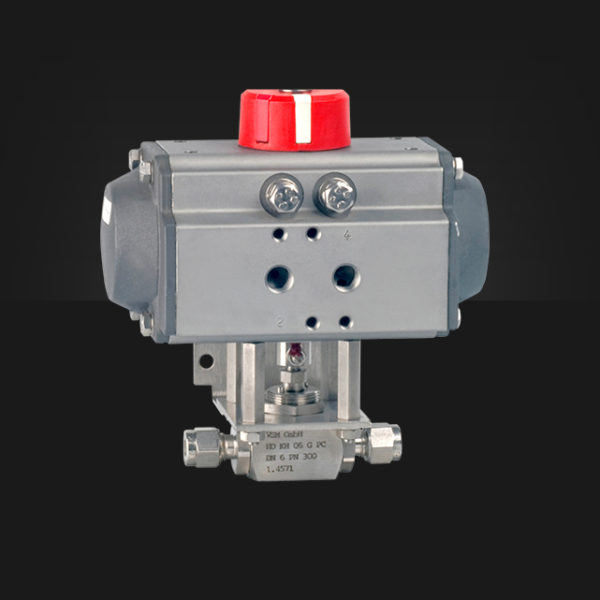 VSM Pneumatische Steuerkopf Kugelhaehne Typ AT D Doppelwirkend 600x600 2